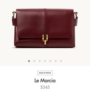 Leo Et Violette Le Marcia bag in Burgundy